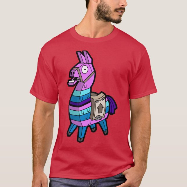 Camiseta Lama Battle Royale Character vintage (Frente)
