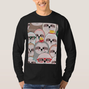 Camiseta Lama Bonita Na Pastel De Cinzas Rosa