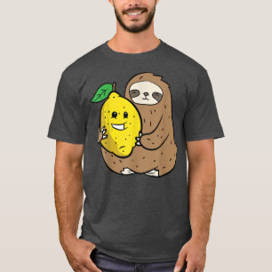 Camiseta Lama Com Limões De Fruta De Limão E Lã