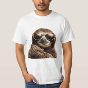 Camiseta Lama com óculos de sol