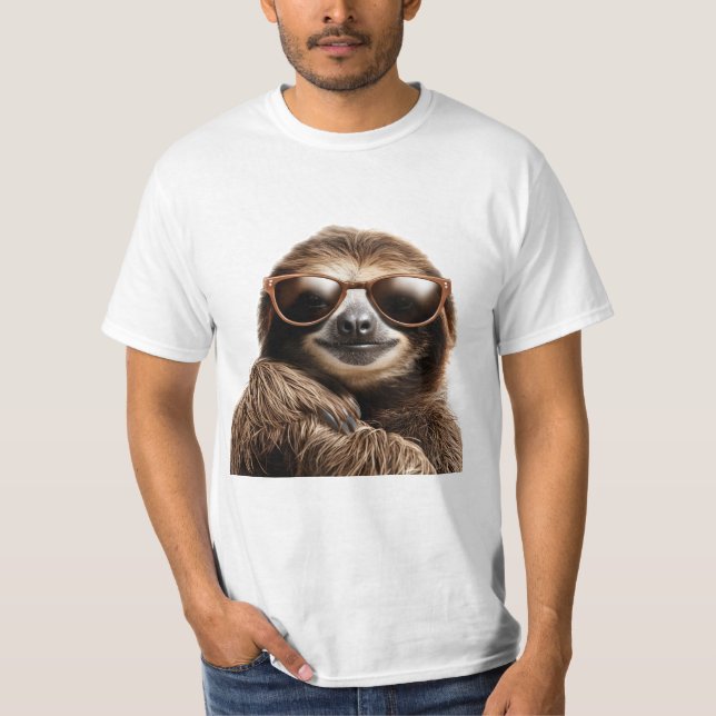 Camiseta Lama com óculos de sol (Frente)