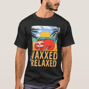 Camiseta Lama Cuta É Vaxxxista Relaxado Verão