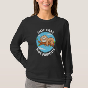Camiseta Lama Cuta Não Rápida Não Furiosa