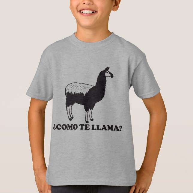 Camiseta Lama de Como Te (Frente)