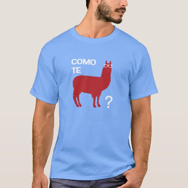 Camiseta Lama de Como Te (Frente)