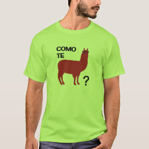 Camiseta Lama de Como Te