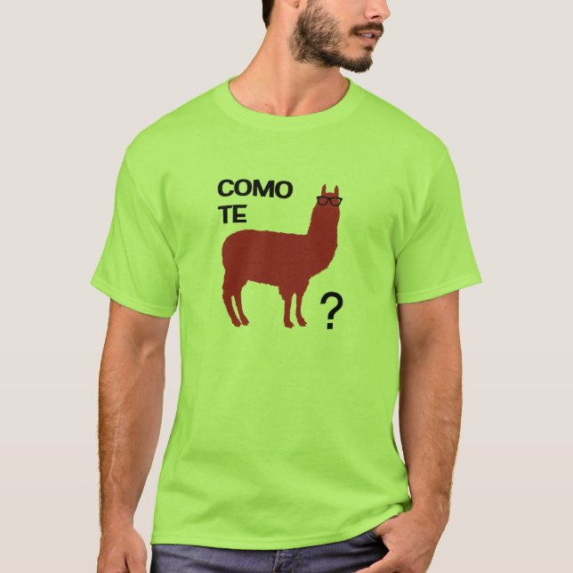 Camiseta Lama de Como Te (Frente)