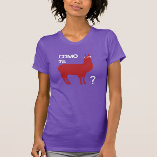 Camiseta Lama de Como Te