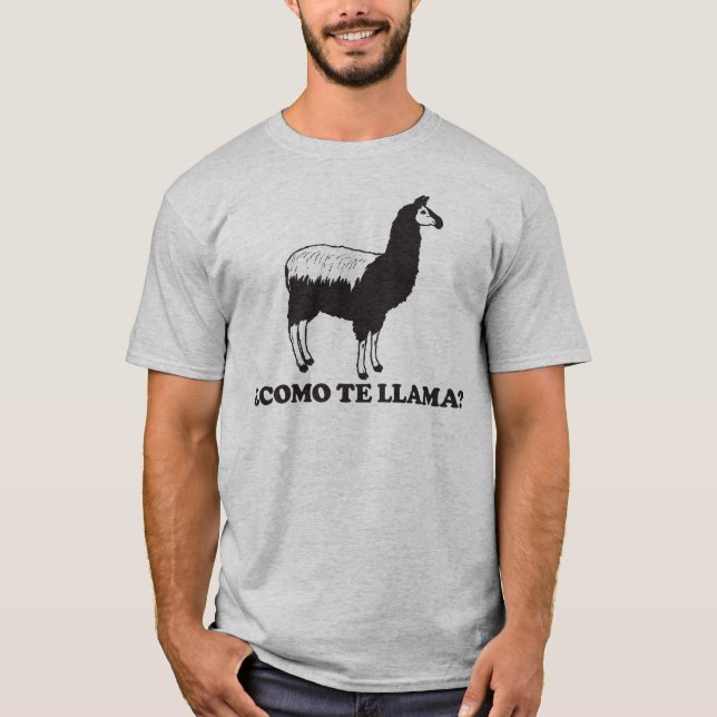 Camiseta Lama de Como Te (Frente)