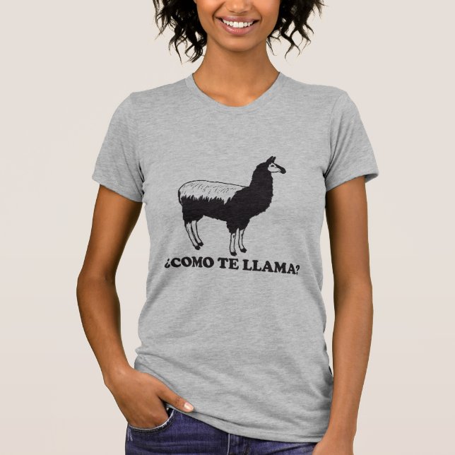 Camiseta Lama de Como Te (Frente)