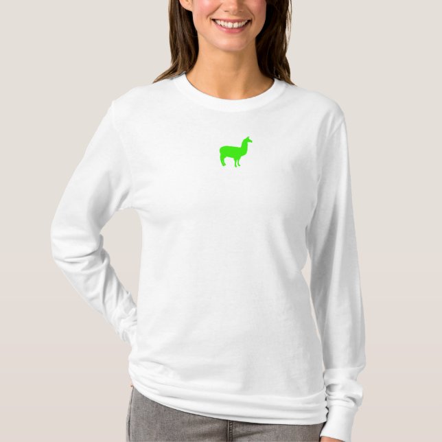 Camiseta Lama de néon (Frente)