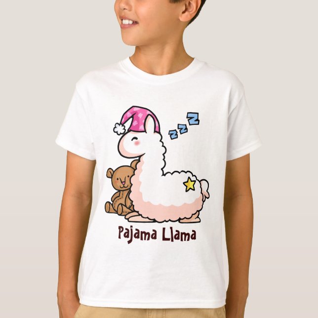 Camiseta Lama do pijama (Frente)