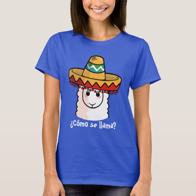 Camiseta Lama do SE de Como do ¿? (Frente)