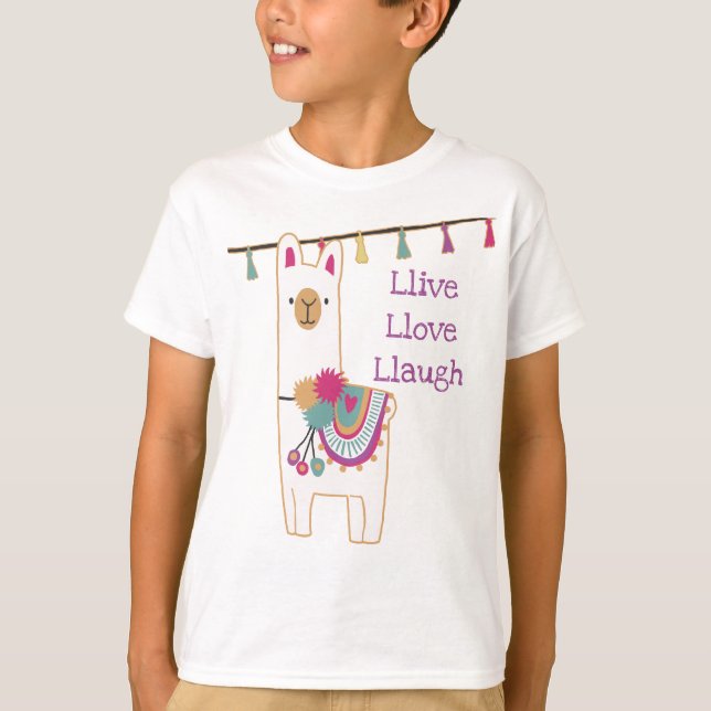 Camiseta Lama e design de bruxelas (Frente)