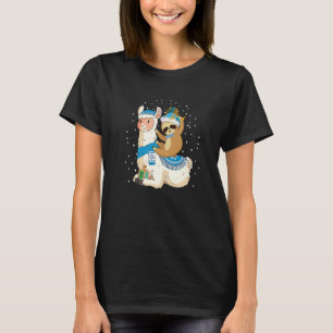 Camiseta Lama Feliz Hanukkah Channukah Boys G