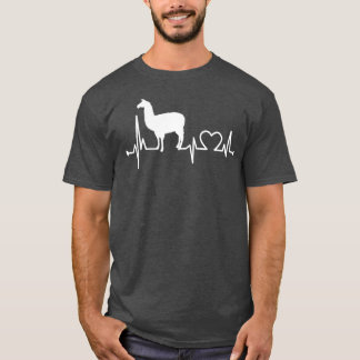 Camiseta Lama Heartbeat Funny FarmerFarmingFarm Para