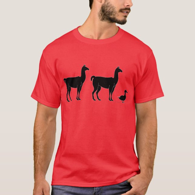 Camiseta Lama, lama, pato (Frente)