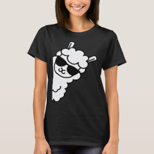 Camiseta Lama Llama Lamaísta Fazenda de Alpaca Cuspe de Cam