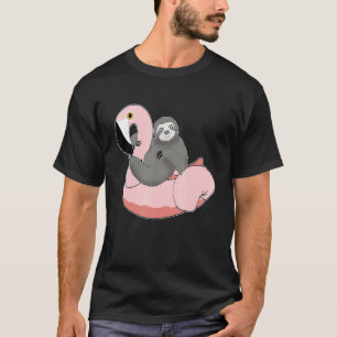Camiseta Lama No Flamingo Preguiçoso Procrastinador