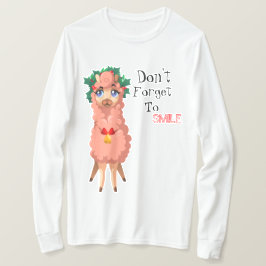 Camiseta lama no Natal