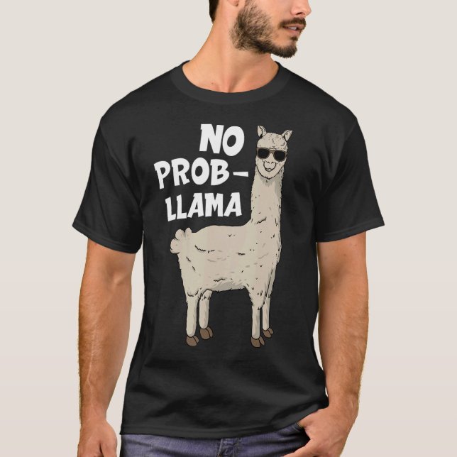 Camiseta Lama Para Homens Crianças Llama Alpaca Animal 1 (Frente)