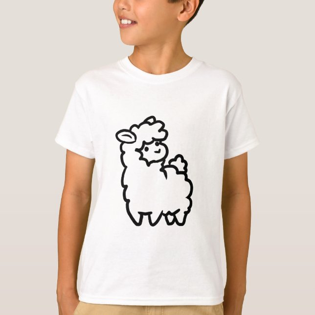 Camiseta Lama pequeno (Frente)