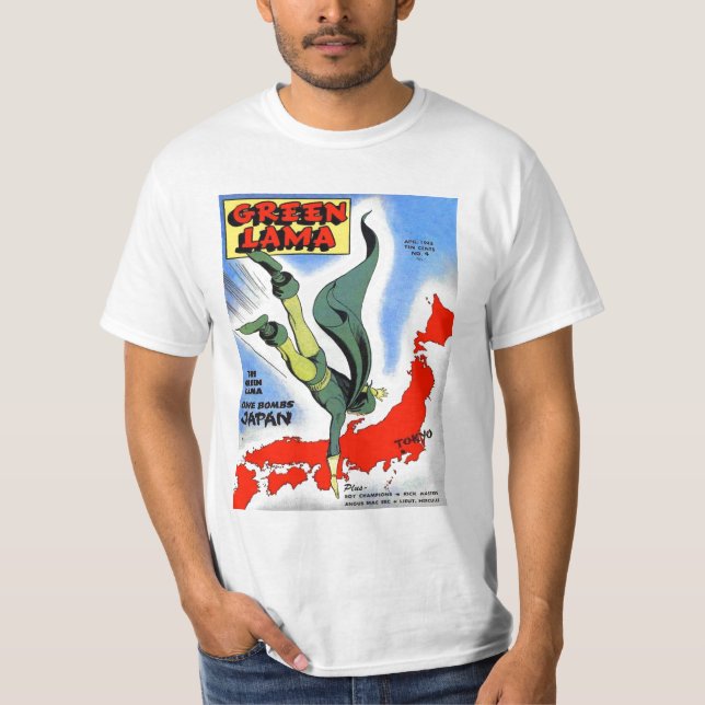 Camiseta Lama verde #4 (Frente)