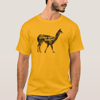 Camiseta Lamas do te de Como?