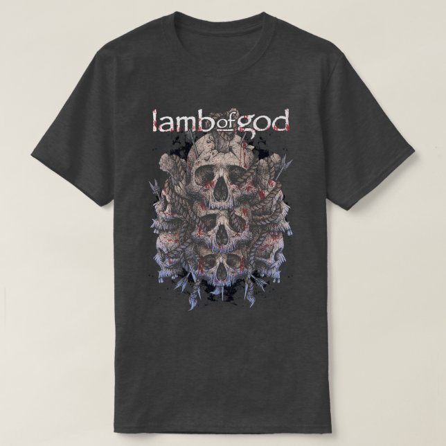 Camiseta Lamb de Deus Triumverate Long Sleeve (Frente do Design)