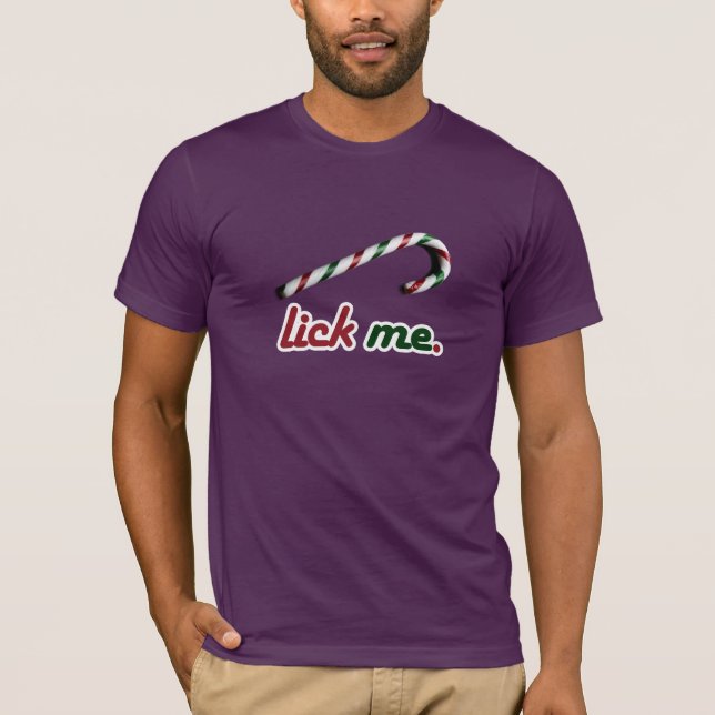 CAMISETA LAMBA-ME O BASTÃO DE DOCES - .PNG (Frente)