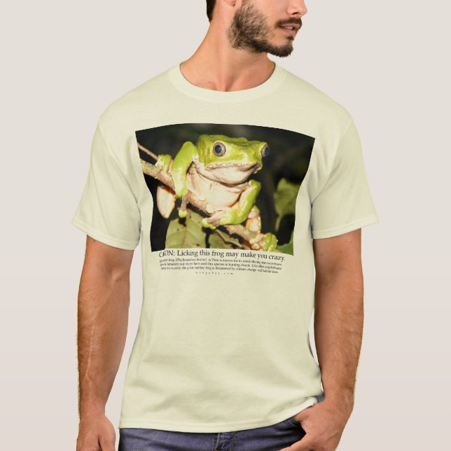 Camiseta Lamber este sapo pode fazê-lo louco (Frente)