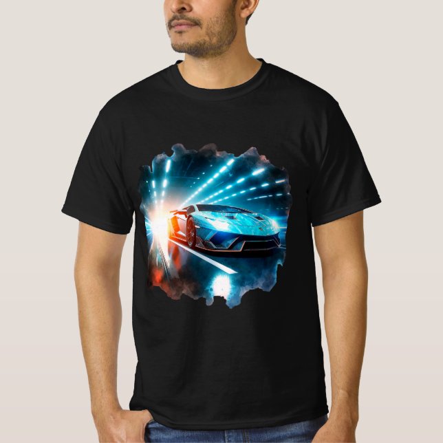 Camiseta Lambo em T-Shirt fumante (Frente)