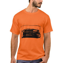 Lambo LP400 - Tee gráfico com rascunho