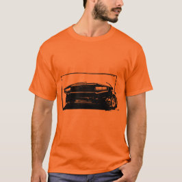 Camiseta Lambo LP400 - Tee gráfico com rascunho