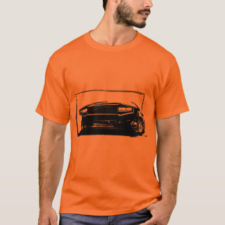 Camiseta Lambo LP400 - Tee gráfico com rascunho
