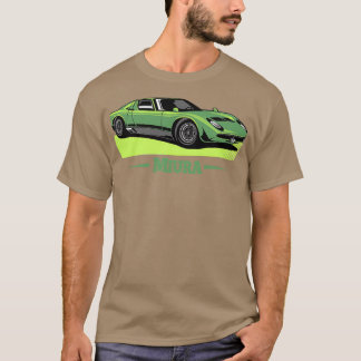 Camiseta Lamborghini Miura Green