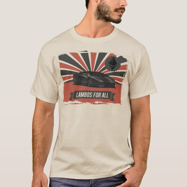 Camiseta Lambos para todo o T de Ethereum (Frente)