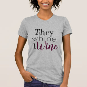 Camiseta Lamentam-se T do vinho de I