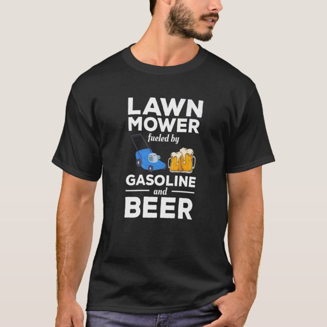 Camiseta Lâmina Alimentada Por Gasolina E Por Reprodução De (Frente)