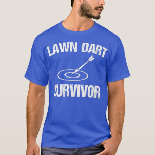 Camiseta Lâmina Dart Sobrevivente Engraçado Dardos de Leitu