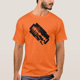 Camiseta lâmina de barbear - corações quebrados