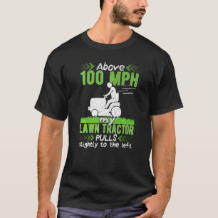 Camiseta Lâmina de jardineiro do trator e potência acima de