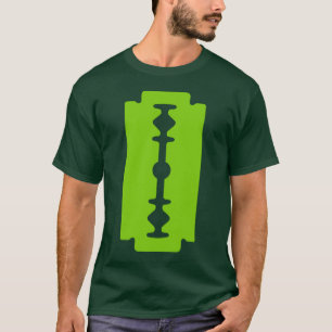 Camiseta Lâmina de Razor - Verde Marciano no Escuro