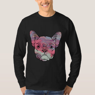 Camiseta Lâmina de Tinta Branca Rosa