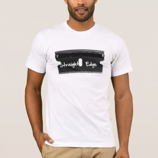 Camiseta Lâmina reta da borda