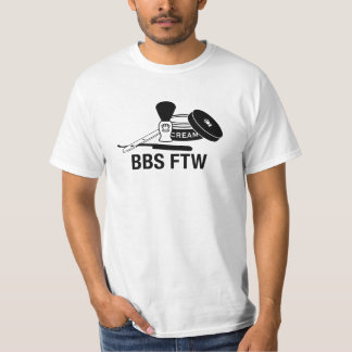 Camiseta Lâmina reta do BBS FTW - T claro