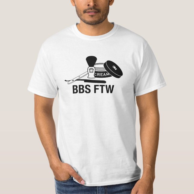 Camiseta Lâmina reta do BBS FTW - T claro (Frente)