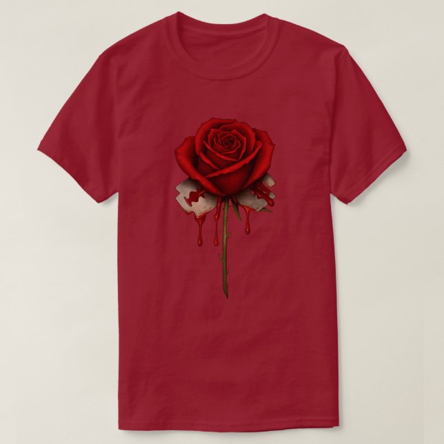 Camiseta Lâmina Rosa (Frente do Design)