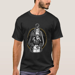 Camiseta Lâmpada De Acampamento I Natureza Viagem Caravan M
