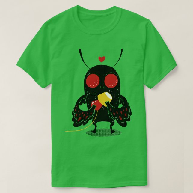 Camiseta Lâmpada de amor da mãe (Frente do Design)